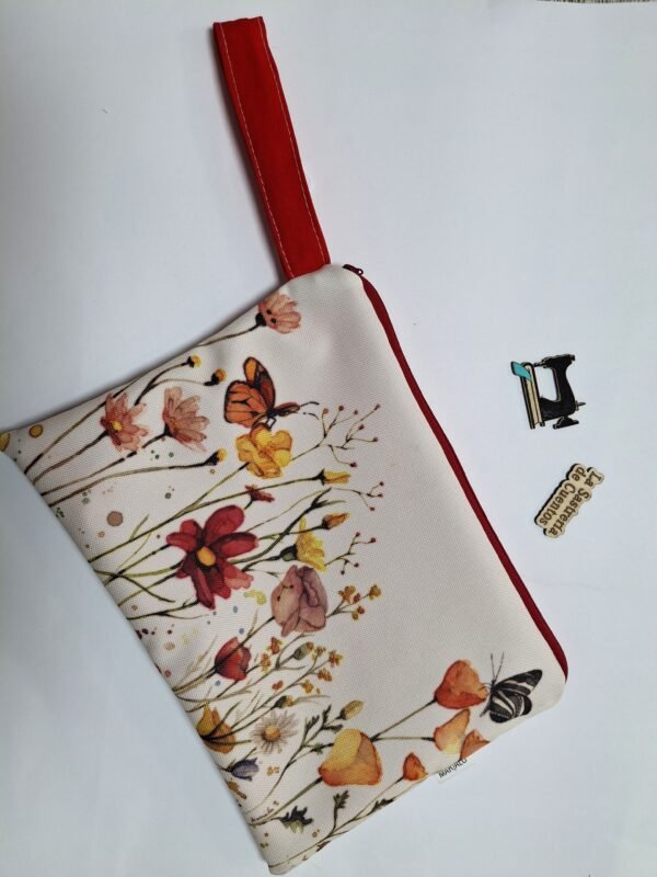 Hand Bag flores con asa