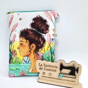 Funda de libro / Tablet "Baño de colores" (27 x 18 cm)