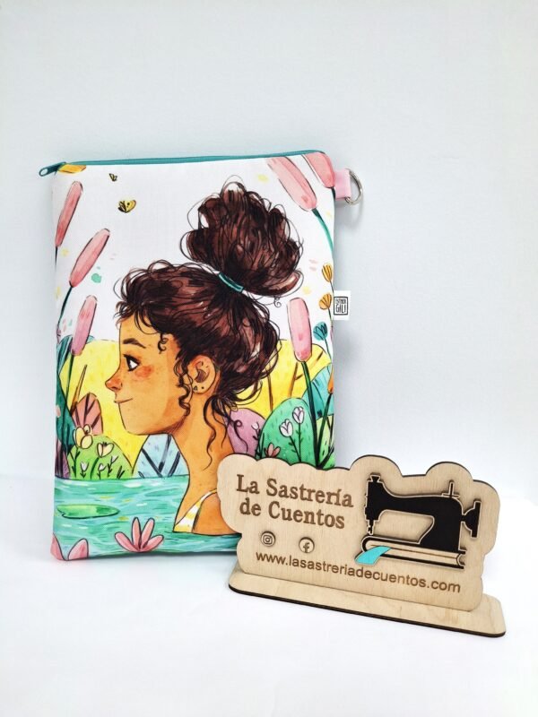 Funda de libro / Tablet "Baño de colores" (27 x 18 cm)