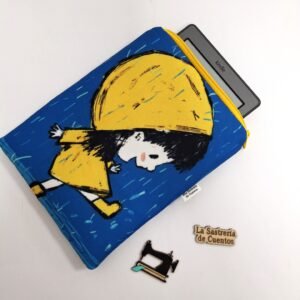 Funda de Ebook "niña con el chubasquero amarillo"