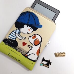 Funda Ebook "niño love perrito"