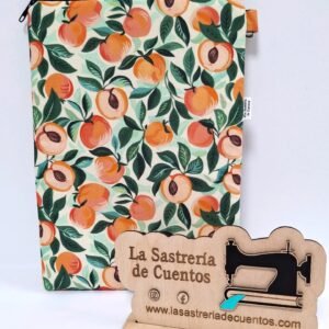 Funda de libro / Tablet "Melocotones" (27 x 18 cm)
