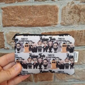 Monedero acolchado "Familia Adams"