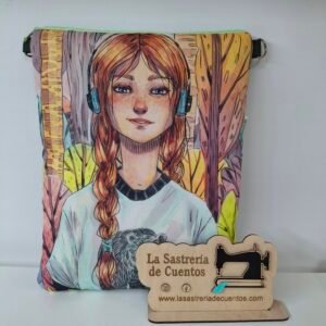 Funda grande para portátil de 13 pulgadas "Música en el Bosque"