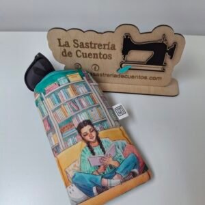 Funda de gafas "Leer en el sofá"