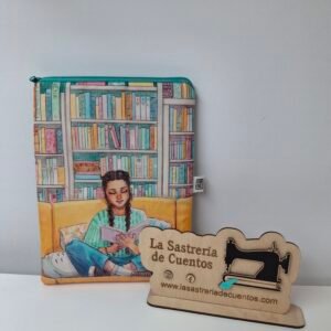 Funda de libro de bolsillo "Leer en el sofá"
