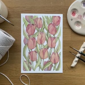 Lámina Tulipanes de Marialu Gili