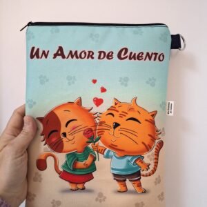 Funda de libro "Amor de cuento" de Quiel Ramos