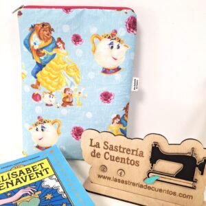 Funda de libro de bolsillo "La Bella y la Bestia"