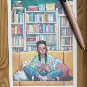 Minilámina Biblioteca de Esther Gili (Contiene sobre)
