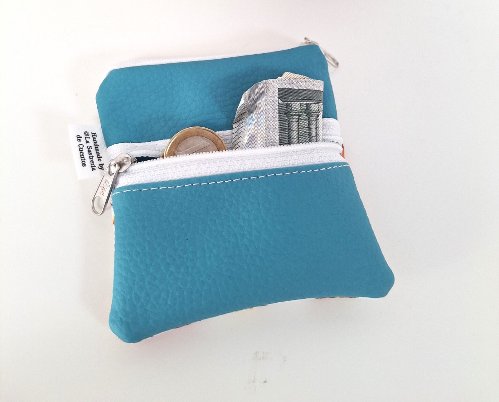 Cartera / Tarjetero de polipiel "Colibrí" de Marialu Gili - Imagen 2