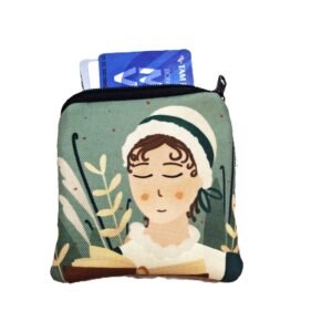 Cartera / Tarjetero de polipiel "Jane Austen" de Laura Guiomar