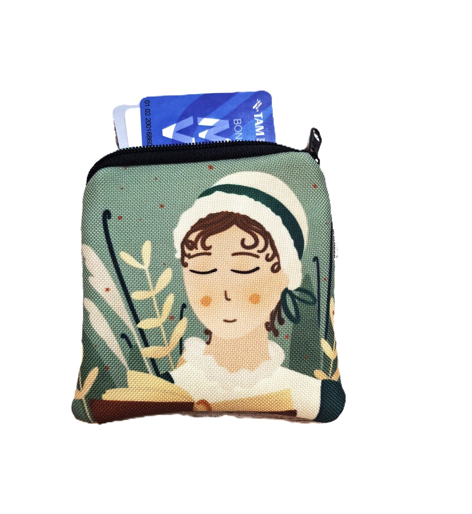 Cartera / Tarjetero de polipiel «Jane Austen» de Laura Guiomar