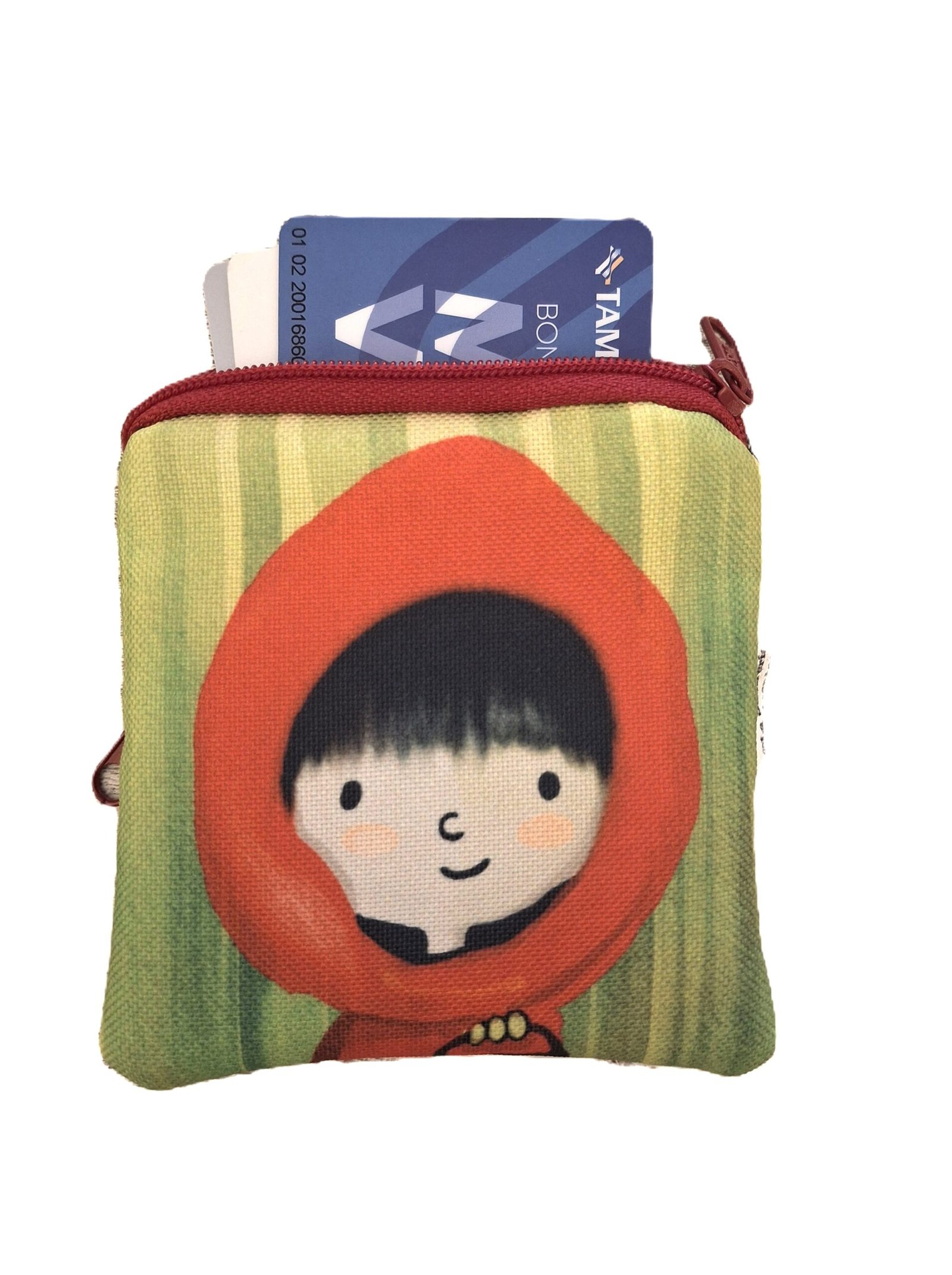Cartera / Tarjetero de polipiel «Caperucita» de Desiree Arancibia