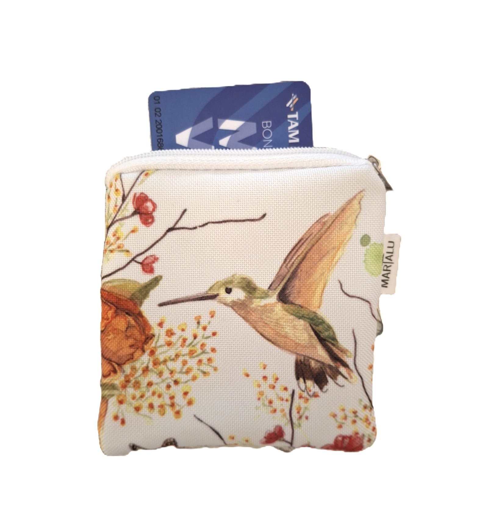 Cartera / Tarjetero de polipiel «Colibrí» de Marialu Gili