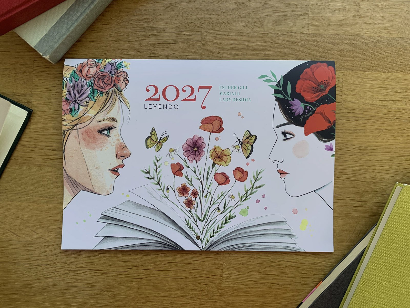CALENDARIO  2027 DE ESTHER GILI, LADYDESIDIA, MARIALU GILI